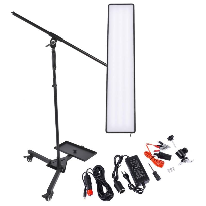 Weonefit PDR Auto Dent Entfernung Reparaturlampe mit Einstellhalter und Rädern zur Überprüfung der Reparatur von Karosseriekörpe 110V von Weonefit