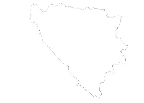2X Auto Aufkleber Bosnien und Herzegowina Bosna i Hercegovina Bosnia Car Sticker (ca. 11x11 cm, Weiß) von Werbetechnik Sotirios Papoutsis