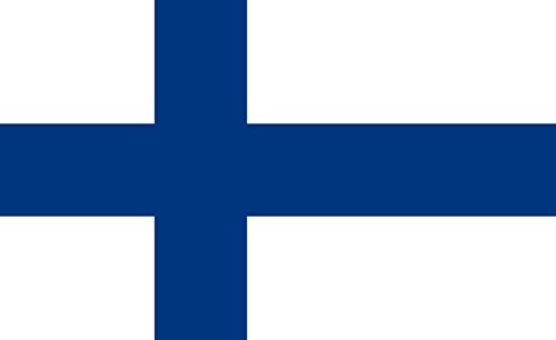 Werbetechnik Sotirios Papoutsis 2X Auto Aufkleber FINNLAND - Flagge 2X Car Sticker Fahne (ca. 8x5 cm) von Werbetechnik Sotirios Papoutsis