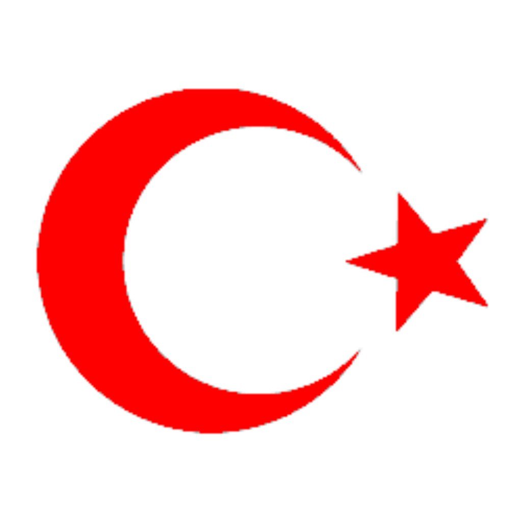 2X Auto Aufkleber Türkei Halbmond TÜRKIYE Car Sticker Turkey (ca. 11x10 cm, Rot) von QOWRKRQ