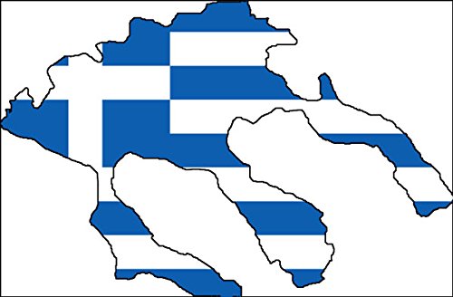 Werbetechnik Sotirios Papoutsis Auto Aufkleber CHALKIDIKI Insel Griechenland Sticker Konturgeschnitten (ca 11 cm) von Homry