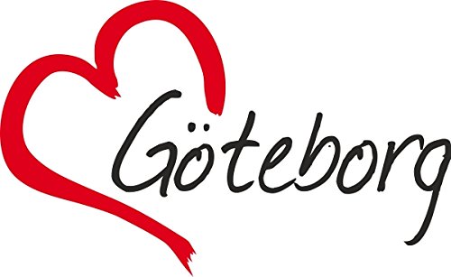 Werbetechnik Sotirios Papoutsis Auto Aufkleber GÖTEBORG Stadt Schweden ca.9x15cm konturgeschnitten von Werbetechnik Sotirios Papoutsis