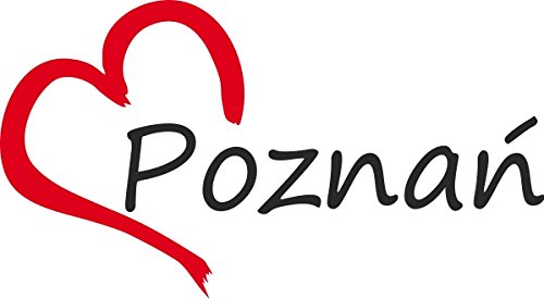 Auto Aufkleber " POZNAN " Posen Stadt Polen ca.9x16cm konturgeschnitten von Werbetechnik Sotirios Papoutsis