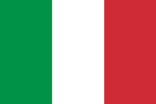 Werbetechnik Sotirios Papoutsis 2X Auto Aufkleber Italien - Flagge 2X Car Sticker Fahne (ca. 8x5 cm) von Boppon