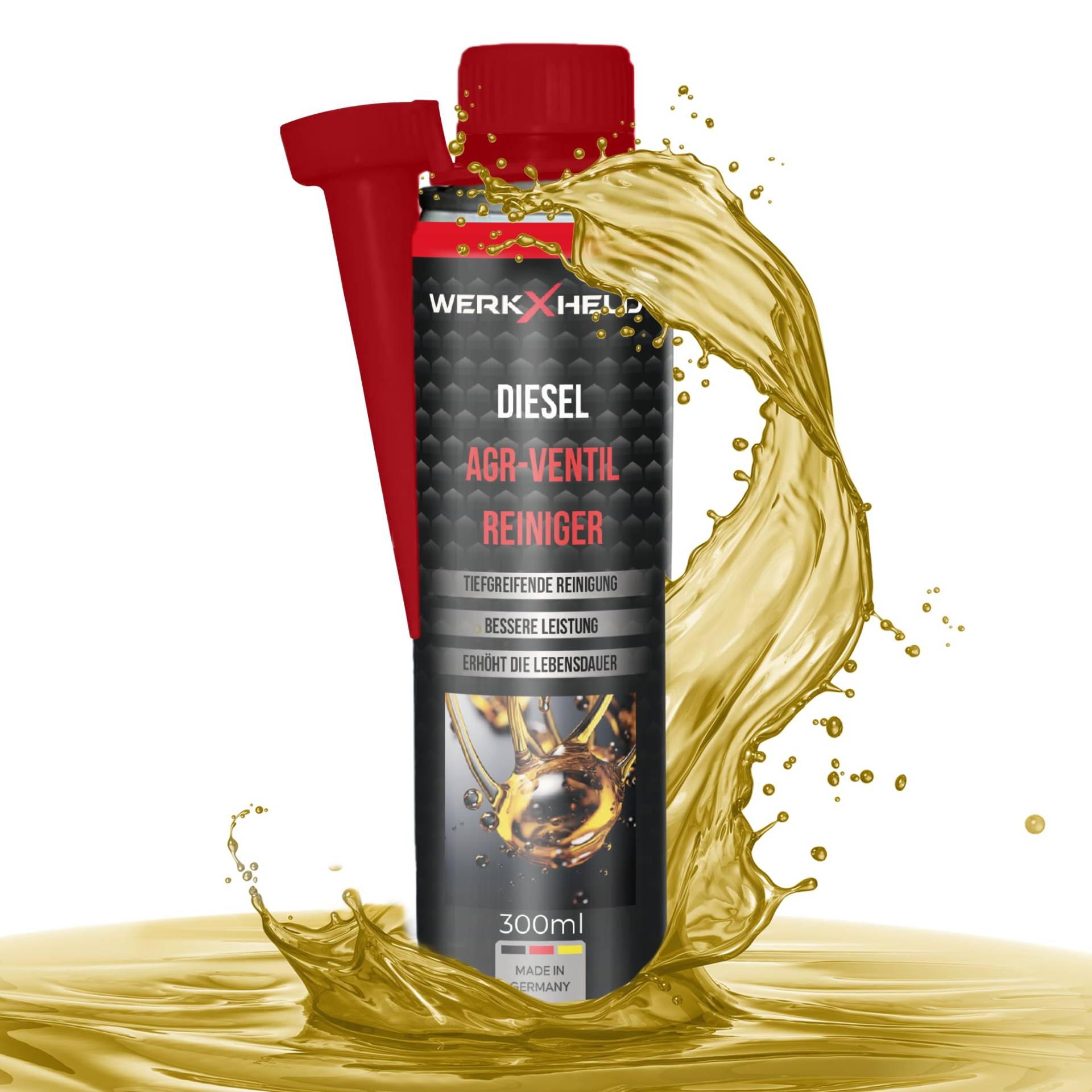 WerkXheld AGR-Reiniger 300ml | Diesel Systemreiniger | Injektor, Partikelfilter & Katalysator Reiniger | Diesel Additiv für Motoren & AGR-Ventile | Hochwirksame Dieselreinigung - Made in Germany WerkXheld AGR-Reiniger 300ml | Diesel Systemreiniger | Injektor, Partikelfilter & Katalysator Reiniger | Diesel Additiv für Motoren & AGR-Ventile | Hochwirksame Dieselreinigung - Made in Germany von WerkXheld