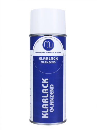 Werkstatt-Produkte MW Klarlack Lackspray Autolack Spraydose Hochglanz transparent 400ml von MW