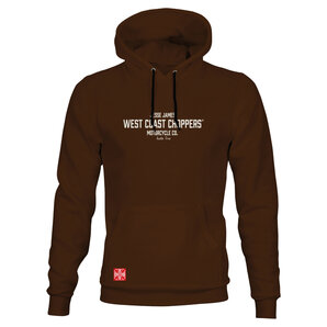 West Coast Choppers Austin Hoodie Braun von West Coast Choppers