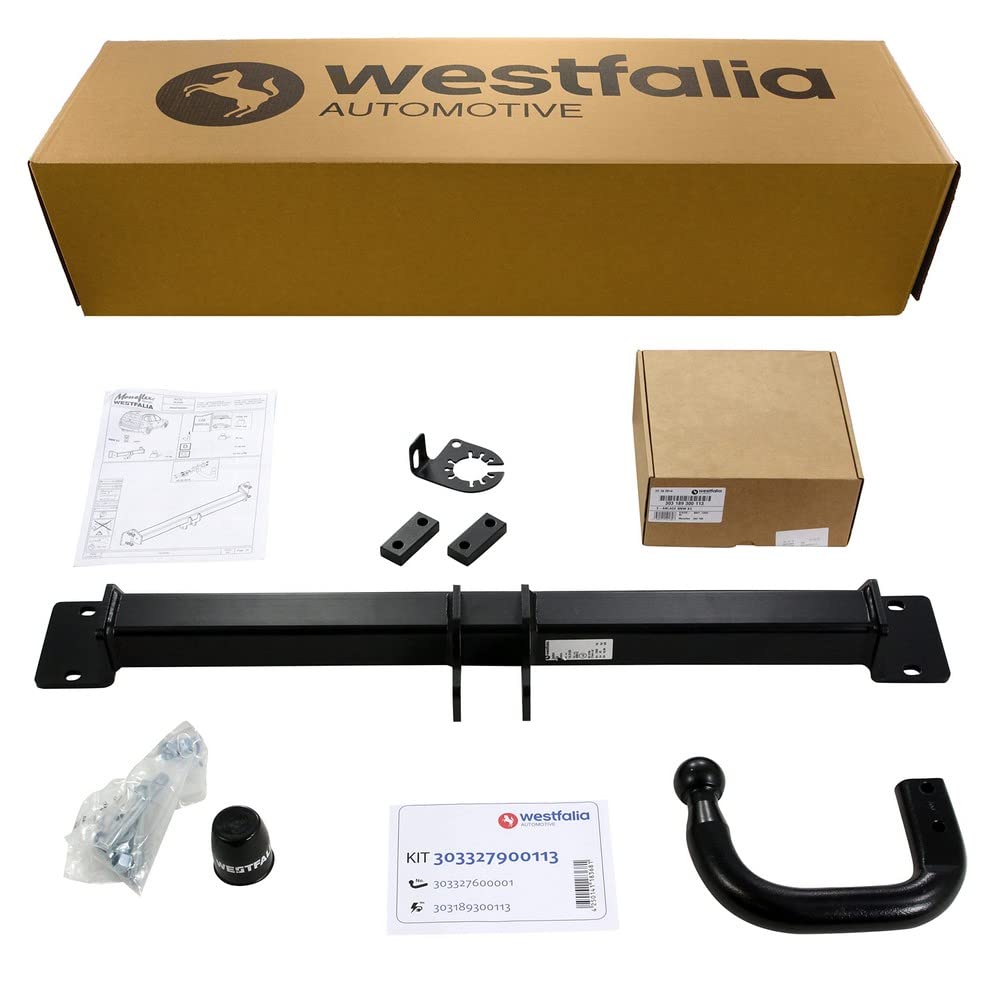 Starre Westfalia Anhängerkupplung für X3 (BJ 01/04-11/10) im Set mit 13-poligem fahrzeugspezifischen Westfalia Elektrosatz von Westfalia Automotive