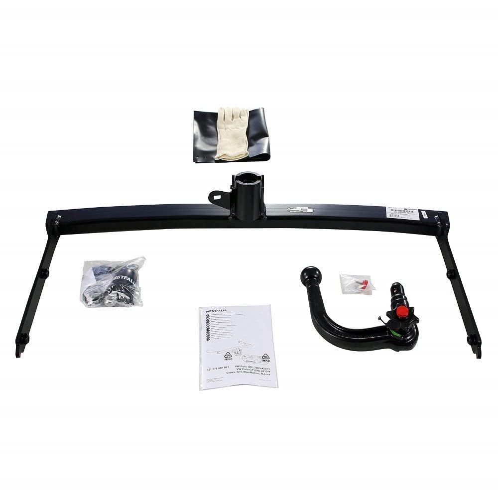 Westfalia Abnehmbare Anhängerkupplung für VW Polo V inkl. Bluemotion (BJ 06/2009-07/2017), VW Polo Gti / Cross (BJ 06/2009-04/2014) von WESTFALIA Automotive