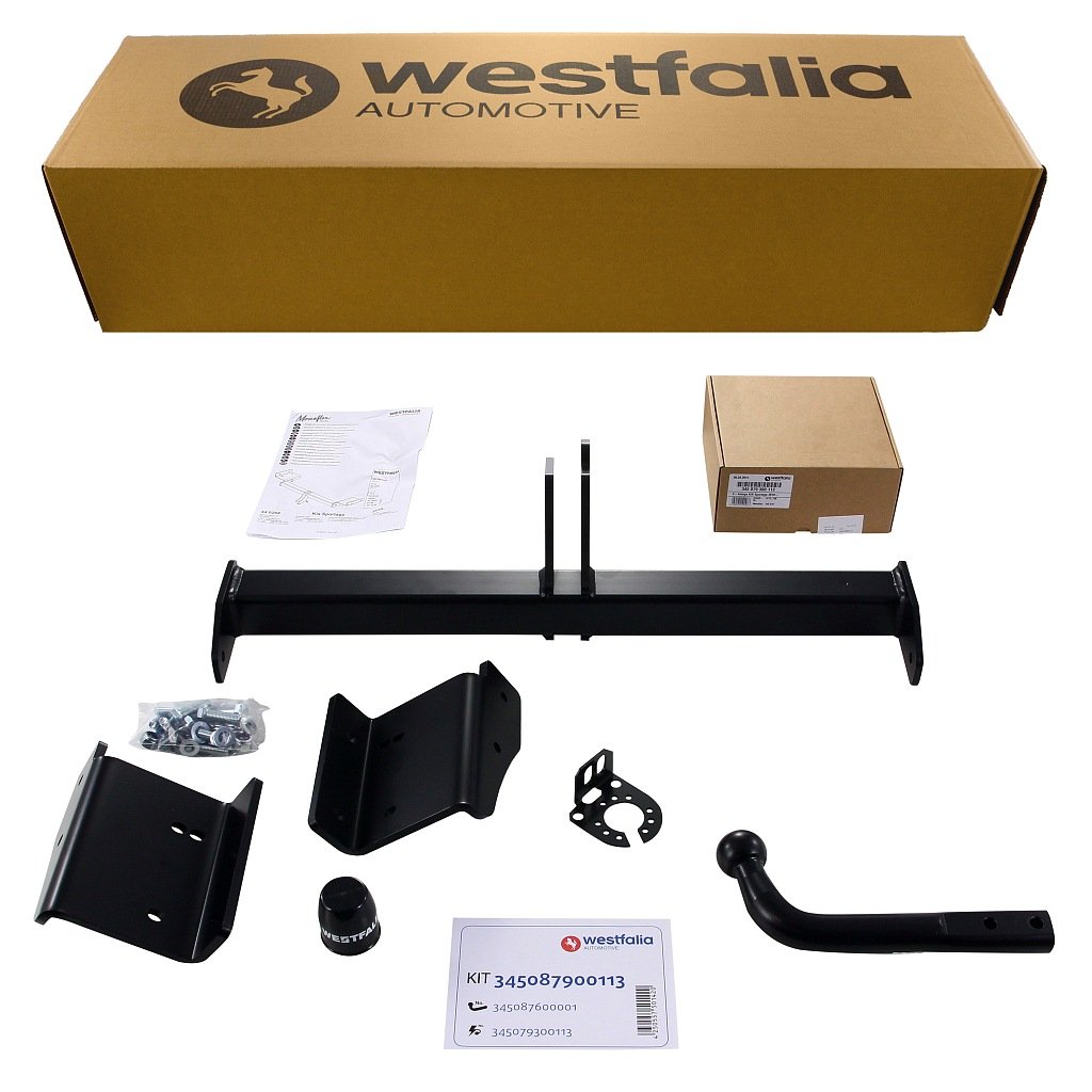 Westfalia Starre Anhängerkupplung für Kia Sportage (BJ 08/2010-02/2016) - im Set mit 13-pol. fzg.-spez. Westfalia Elektrosatz von Westfalia Automotive