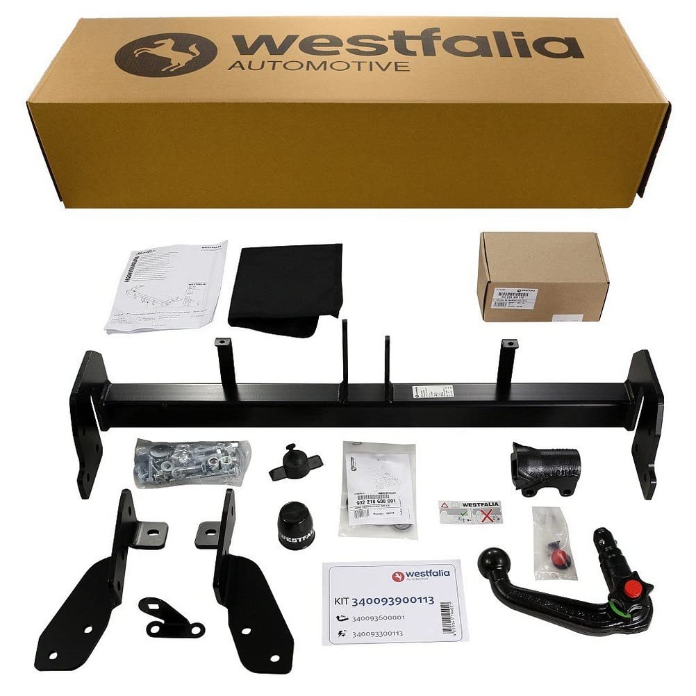 Westfalia abnehmbare Anhängerkupplung für Peugeot 4008 (BJ 03/12-12/15), Citroen C4 Aircross (BJ 03/12-04/17), Crossover ASX (ab BJ 06/10) im Set mit 13-pol. fzg.-spez. Westfalia E-Satz von WESTFALIA Automotive