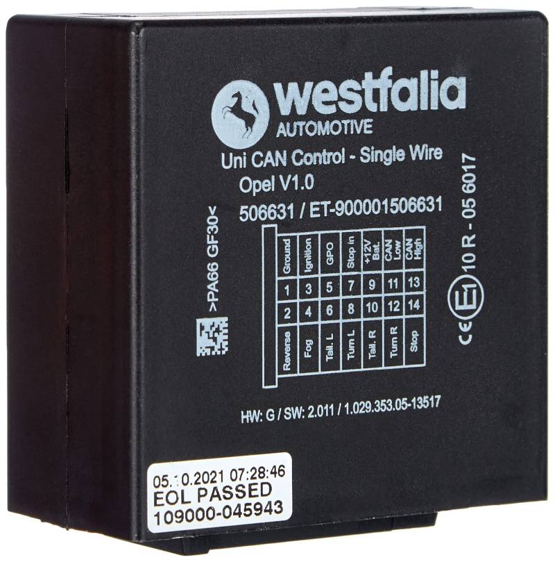 Westfalia 900001506631 Westf Steuergerät von Westfalia Automotive