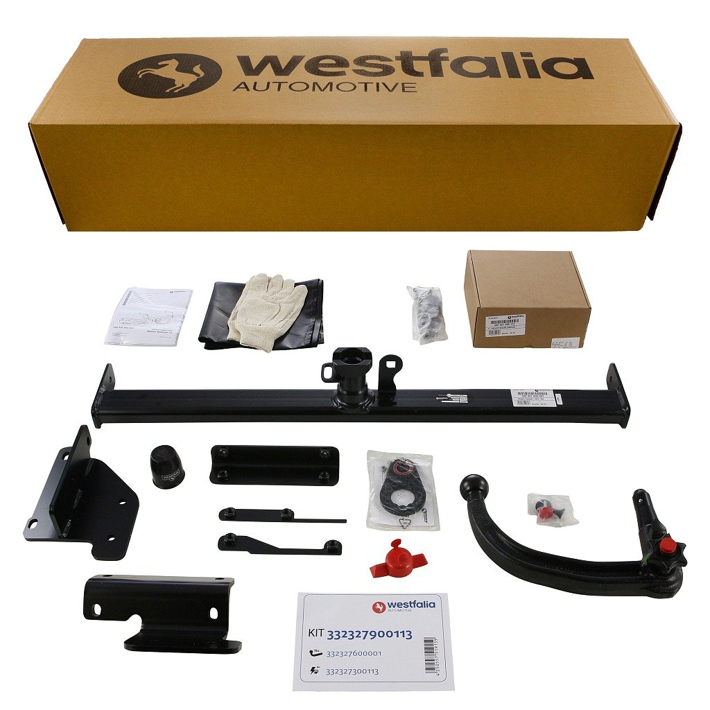 Westfalia abnehmbare Anhängerkupplung für Nissan Qashqai & Qashqai +2 (BJ 02/2014-12/2017) - im Set mit 13-pol. fzg.-spez. Westfalia Elektrosatz von Westfalia Automotive