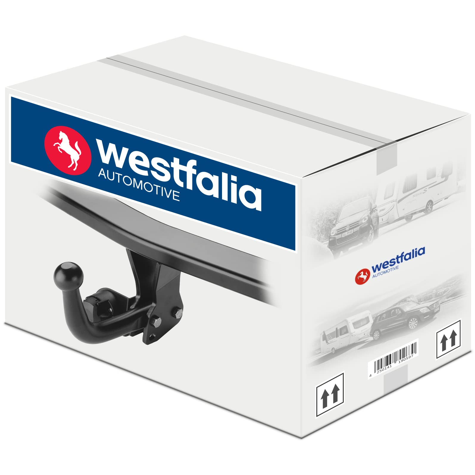 Westfalia starr AHK Anhängerkupplung für Skoda Octavia III Kombi 06/2014-01/2020 mit universell Elektrosatz 13-polig von Westfalia