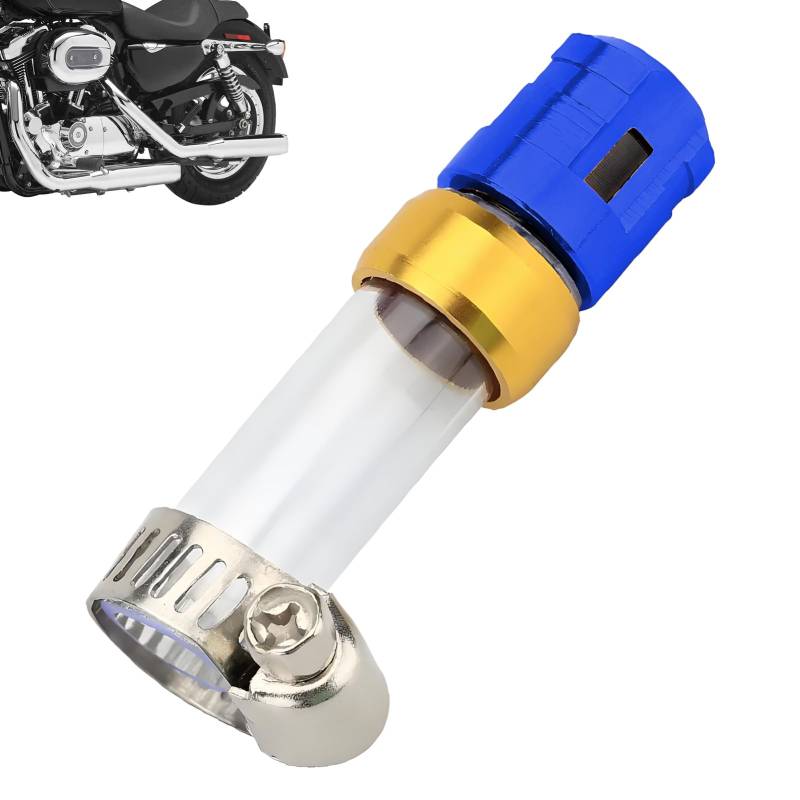 Wezalget Motorrad Luftfilter Wasserablaufschlauch | Stabile Konstruktion Filterersatz,Präzisions-Entwässerungsstecker für Motorradenthusiasten zur Leistungsoptimierung von Wezalget
