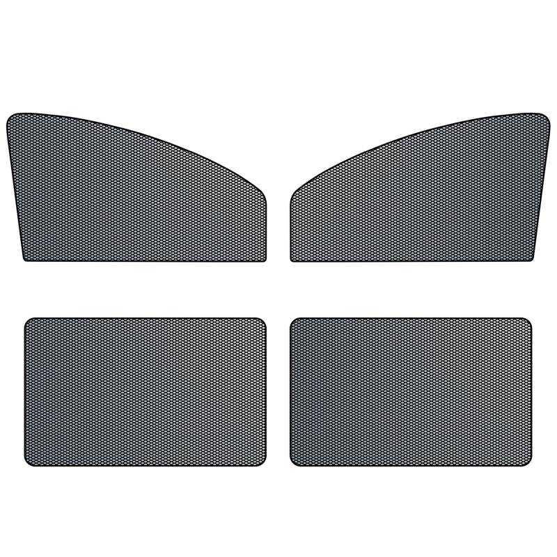 Whemyreat 4 Stück Magnetisch Sonnenschutz Auto Baby,Auto Verdunkelung Fenster für Kinder,Abnehmbarer UV Schutz Autofenster Sonnenschutz,Hitzeschutz Vorhang für 95% der Autos,großes Auto,SUV von Whemyreat