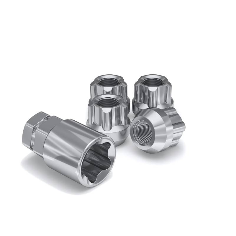 White Knight 41600 Felgenschloss mit offenem Ende, 12 mm x 1,25 Gewindegröße, 4 Stück von White Knight