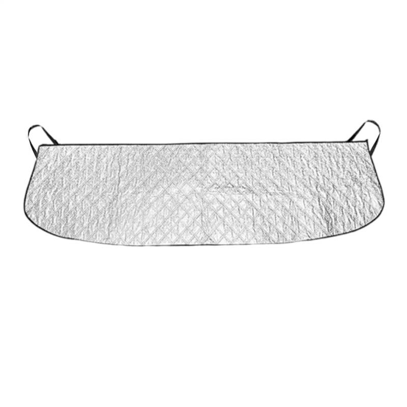 Auto Windschutzscheibe Schneeabdeckung - Frostschutz, Heizblocker | 170x45 cm Wärmewindschutzscheibe Schneeabdeckung für Wintereis, Sonnenschutz für die vordere Windschutzscheibe, faltbare Abdeckung f von Whnbuij