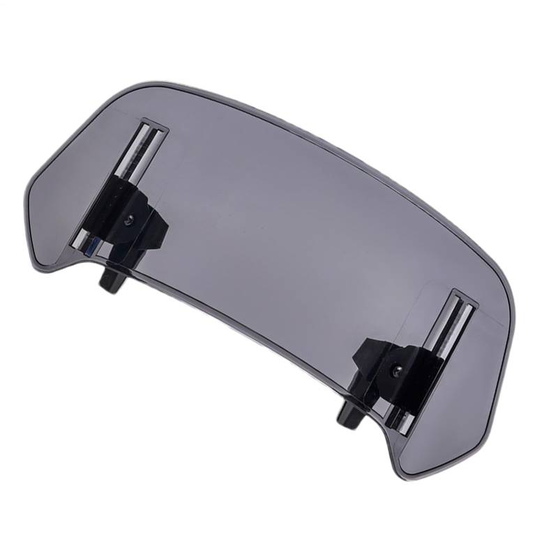 Fahrradwindabweiser - 30x18cm Faltbarer Bildschirmfeld, kratzfestes Schild | Verstellbare Windschutzschildverlängerung für Cruiser, Spoiler für Lange Fahrt, Wind-Sound-Reduktion Touring Add-On von Whnbuij