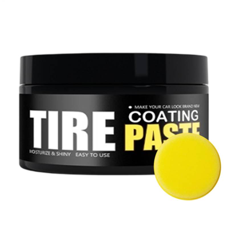 Reifenbeschichtcreme - Radpflegecreme, Rad -Dressing -Paste | 100g Reifenpflegepaste, die für Ihr Zuhause oder Ihre Garage -Reifenpflegepaste dauert, die für Ihr Auto oder zu Hause oder zu einer Garag von Whnbuij