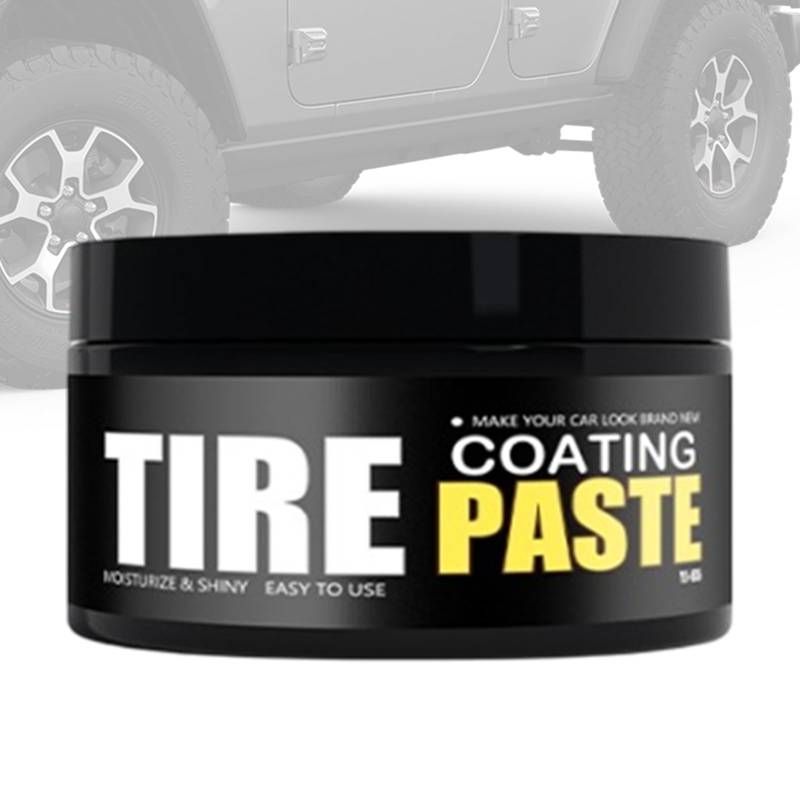 Reifenpolieren - Radpflegecreme, Rad -Dressing -Paste | 100g Reifenpflegepaste, die für Ihr Zuhause oder Ihre Garage -Reifenpflegepaste dauert, die für Ihr Auto oder zu Hause oder zu einer Garage hält von Whnbuij