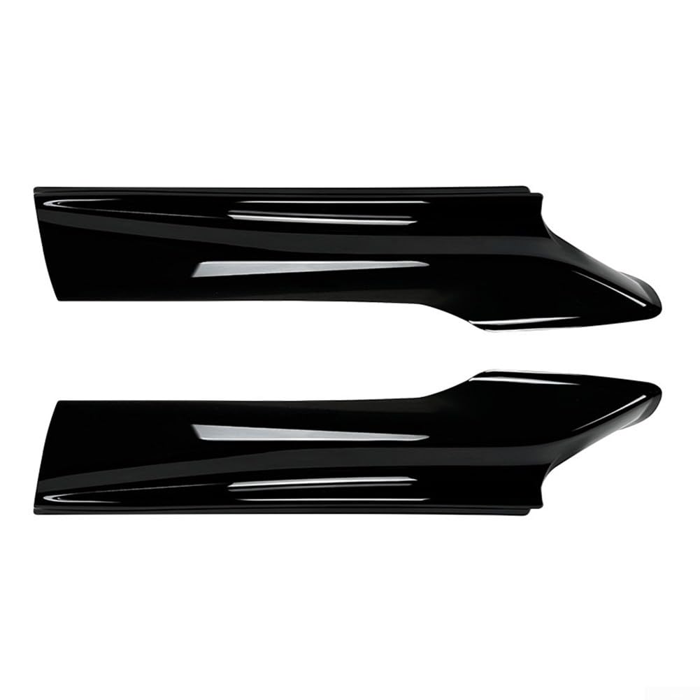 Auto-Stoßstangen-Spoiler, Auto-Seitenkotflügel-Verteiler, Canard-Schutz, für BMW 5er-Serie F10 F11 M Sport 520I, 1 Paar (Kohlefaser) (schwarz) von Whychstore