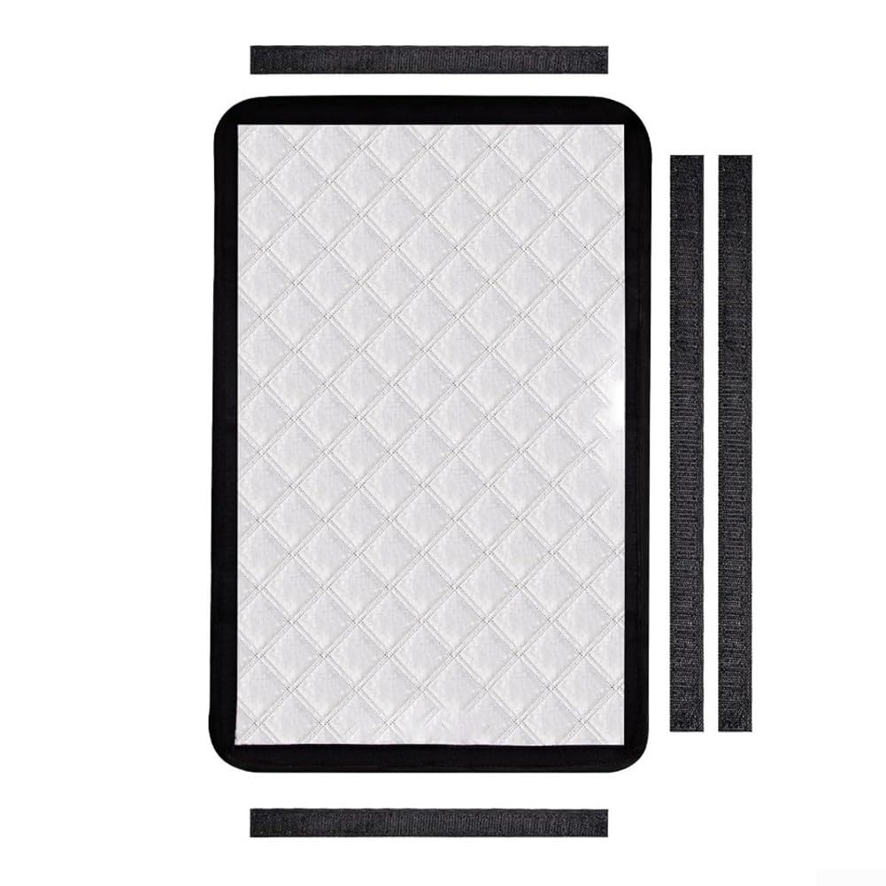 Wohnmobil-Sonnenschutz für Tür und Fenster, faltbarer Wohnmobil-Sonnenschutz, Windschutzscheibe, Verdunkelung, Duschvorhänge, Oxford-Stoff (Silber) von Whychstore