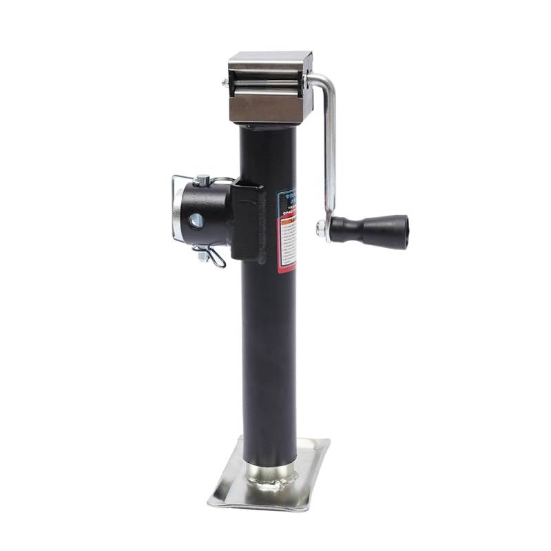 Wiefiche 1X Stücke Anhänger Stützen, 1X Ausdrehstütze klappbar 1000kg Abstellstütze 570-950mm Verstellbar Baggerstütze Stützfuß Anhänger Stahl von Wiefiche