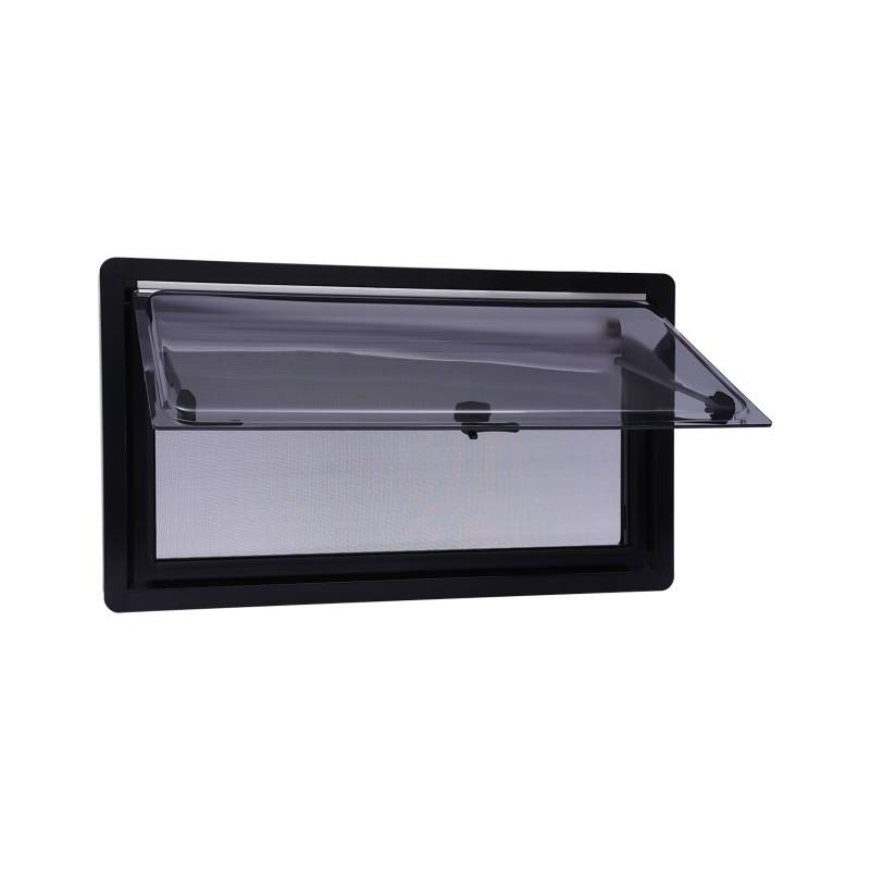 Wiefiche Scharnierfenster 900*500mm, Universal Wohnmobil Wohnwagen Fenster, 92,5*53cm Außenrahmengröße, für 25-35mm Wandstärke, Wohnwagen Extrapolations Lüftungsfenster für alle Arten von Fahrzeugen von Wiefiche