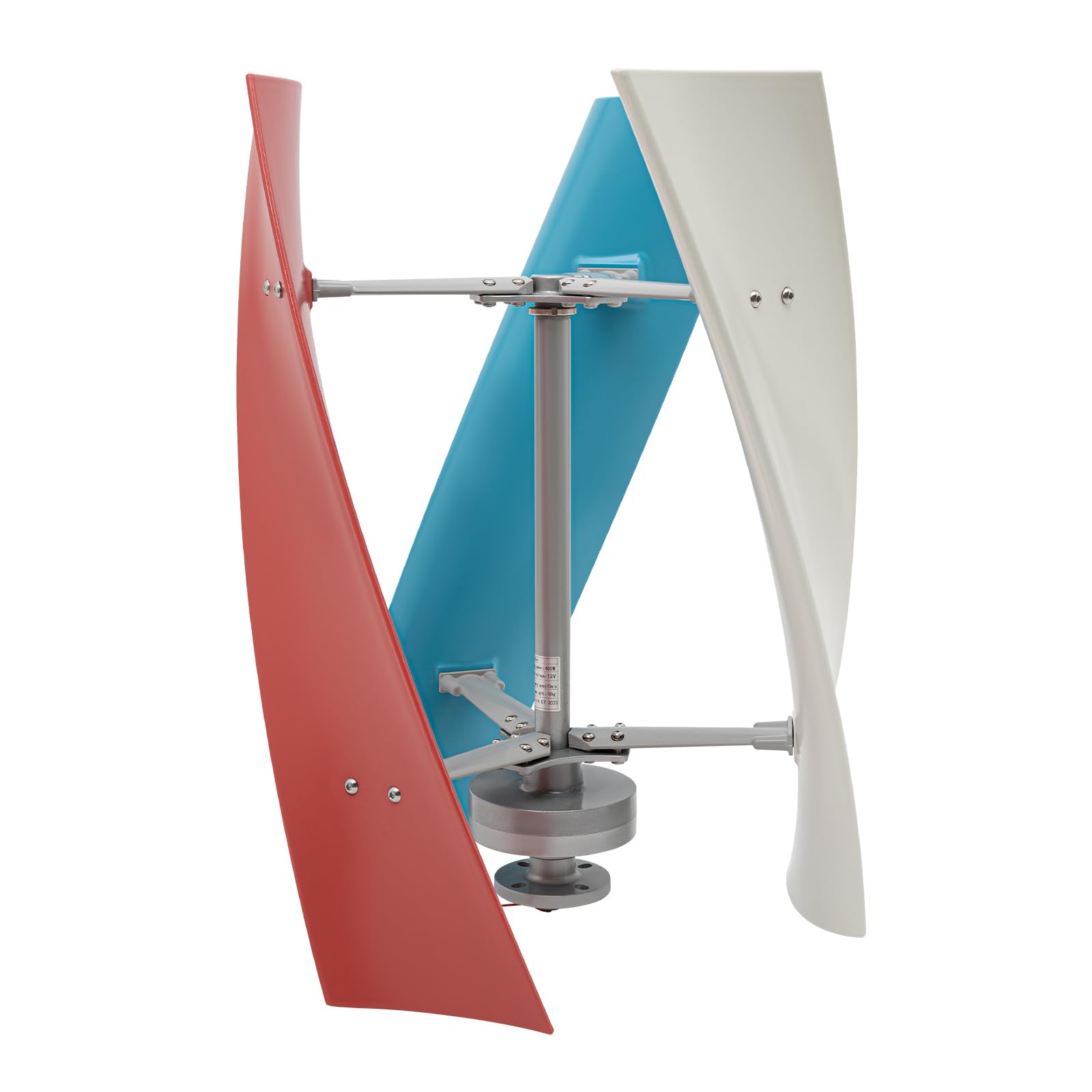 Wiefiche Windturbinen Generator, 12V 450W Vertikale Garten-Windturbinen Generator Kit mit Controller, Maglev Wind Generator für Boote, Pavillons, Hütten oder mobile Häuser (drei Farben) von Wiefiche