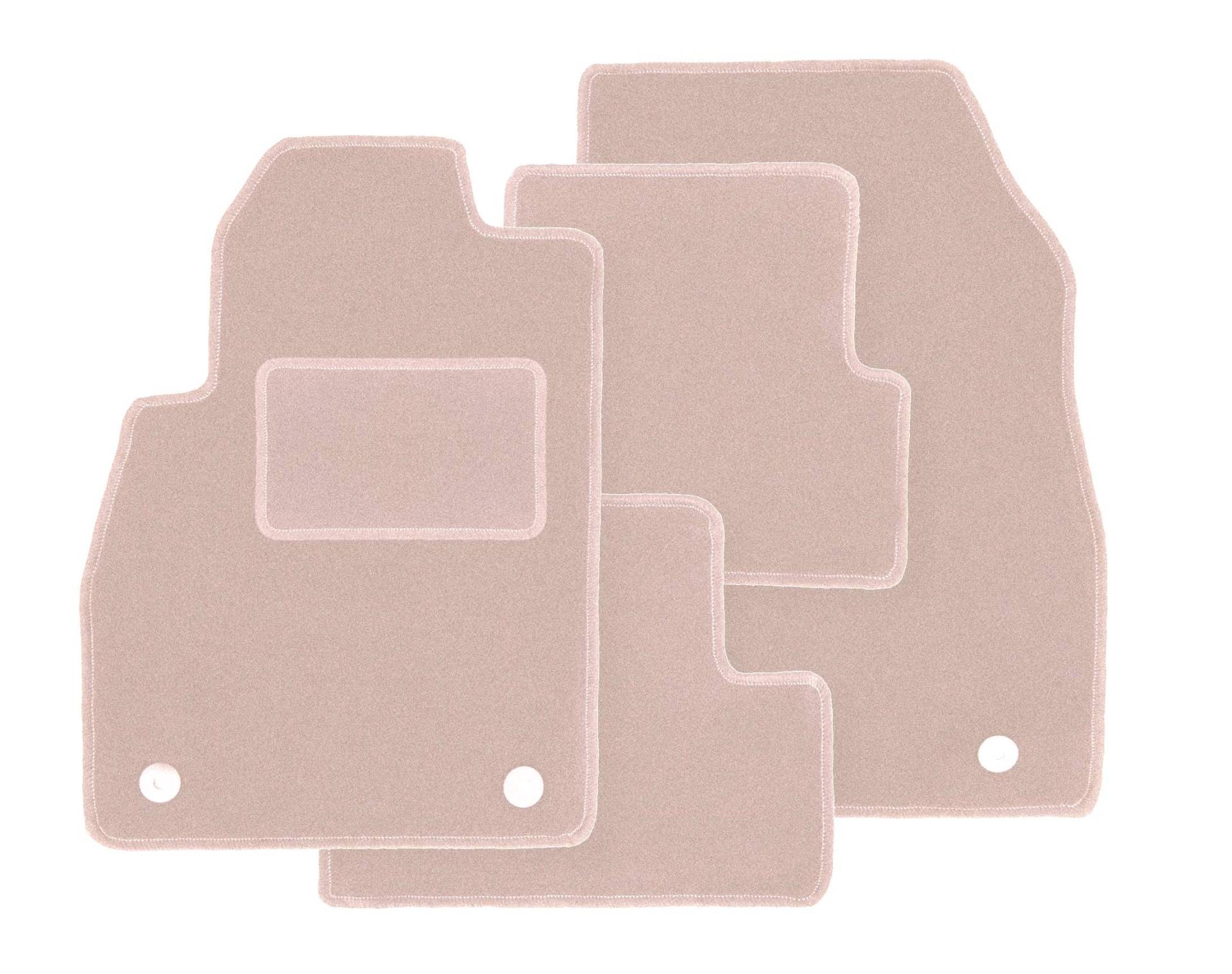 Wielganizator Automatte – Passend für Nissan Murano Z51 SUV 2008-2015 – Velours – Autozubehör - Praktische Fußmatte Auto – 4-teilig - beige von Wielganizator