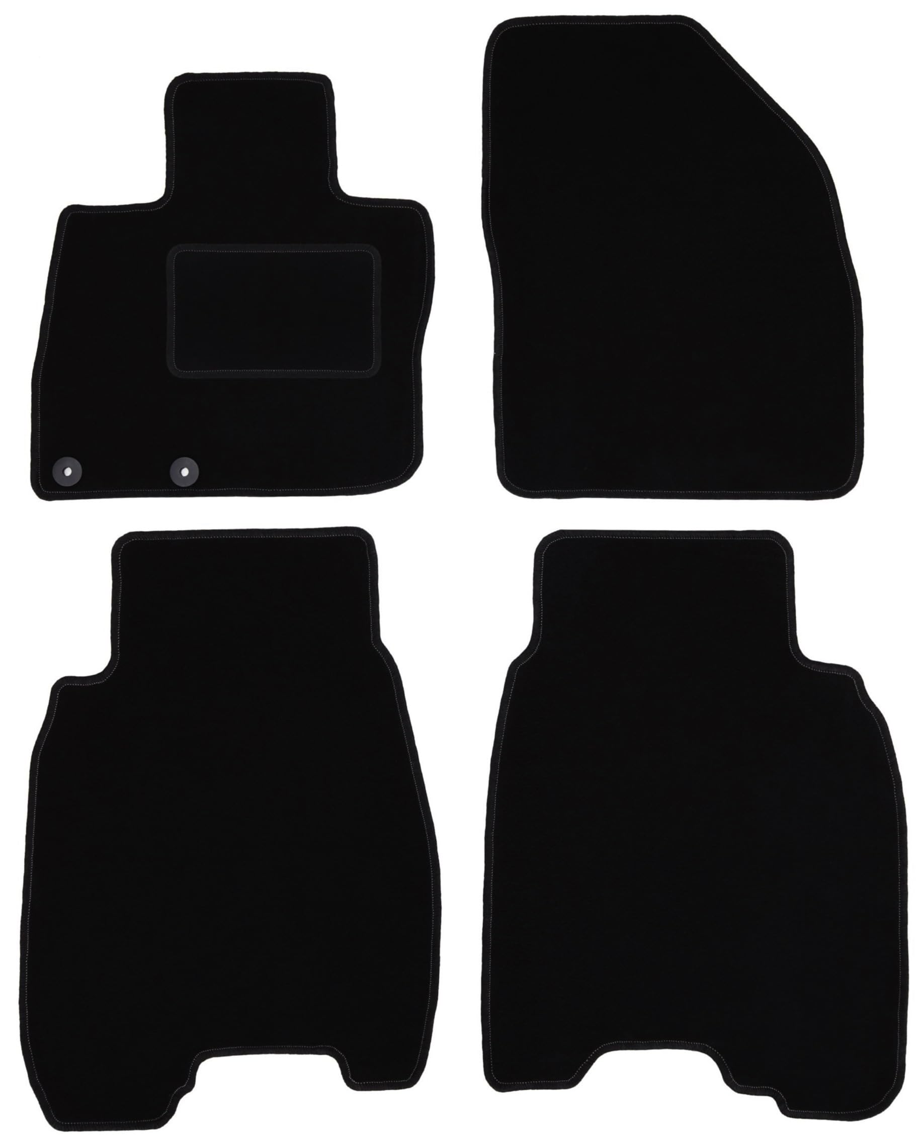 Wielganizator Automatte – Passend für Honda Civic VIII Schrägheck 2006-2012 – Velours – Autozubehör - Auto Fußmatten – Fußmatte Auto – 4-teilig - schwarz Wielganizator Automatte – Passend für Honda Civic VIII Schrägheck 2006-2012 – Velours – Autozubehör - Auto Fußmatten – Fußmatte Auto – 4-teilig - schwarz von Wielganizator