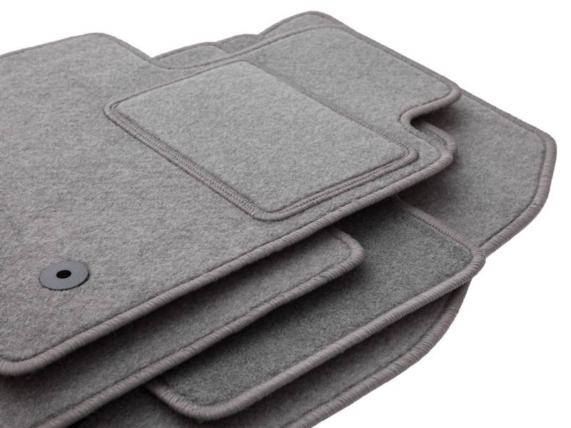 Wielganizator Automatte – Passend für Jeep Grand Cherokee III WK Feld 2005-2010 – Velours – Autozubehör - Praktische Fußmatte Auto – 4-teilig - grau von Wielganizator