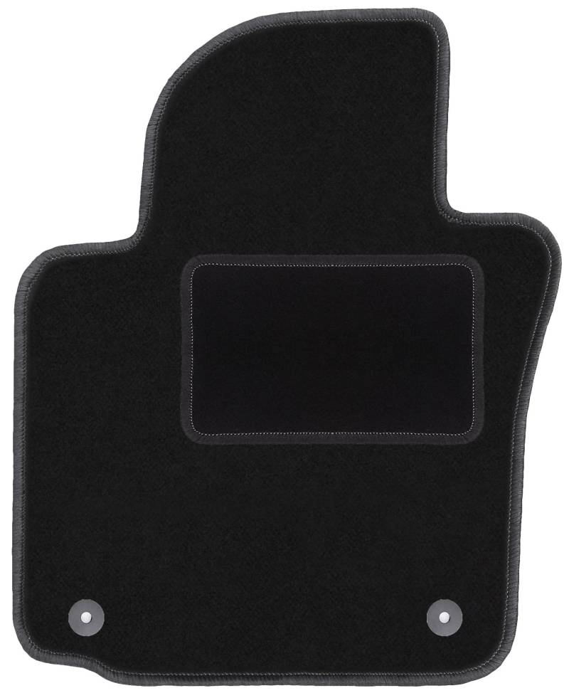 Wielganizator Automatte – Passend für Volkswagen EOS Cabrio 2005-2015 – Velours – Autozubehör - Auto Fußmatten – Fußmatte Auto – 1-teilig - schwarz von Wielganizator
