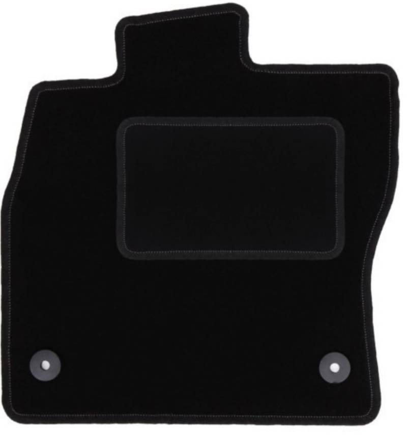 Wielganizator Automatte – Passend für Volkswagen Golf Sportsvan Minivan 2014- – Velours – Autozubehör - Praktische Fußmatte Auto – 1-teilig - schwarz von Wielganizator