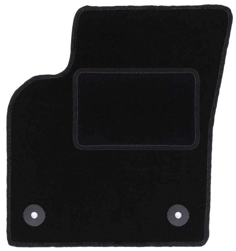 Wielganizator Automatte – Passend für Volvo S40 II Limousine 2004-2012 – Velours – Autozubehör - Auto Fußmatten – Fußmatte Auto – 1-teilig - schwarz von Wielganizator