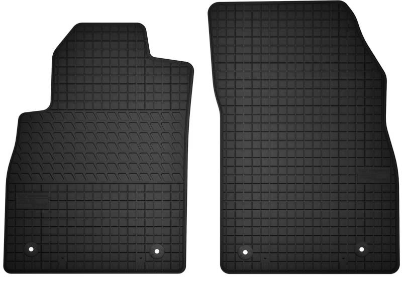 Wielganizator Automatten-Set – Passend für Opel Cascada (2013-2019) – Gummimatten – Autozubehör – Auto Fußmatten – 2-teilig – Schwarz von Wielganizator