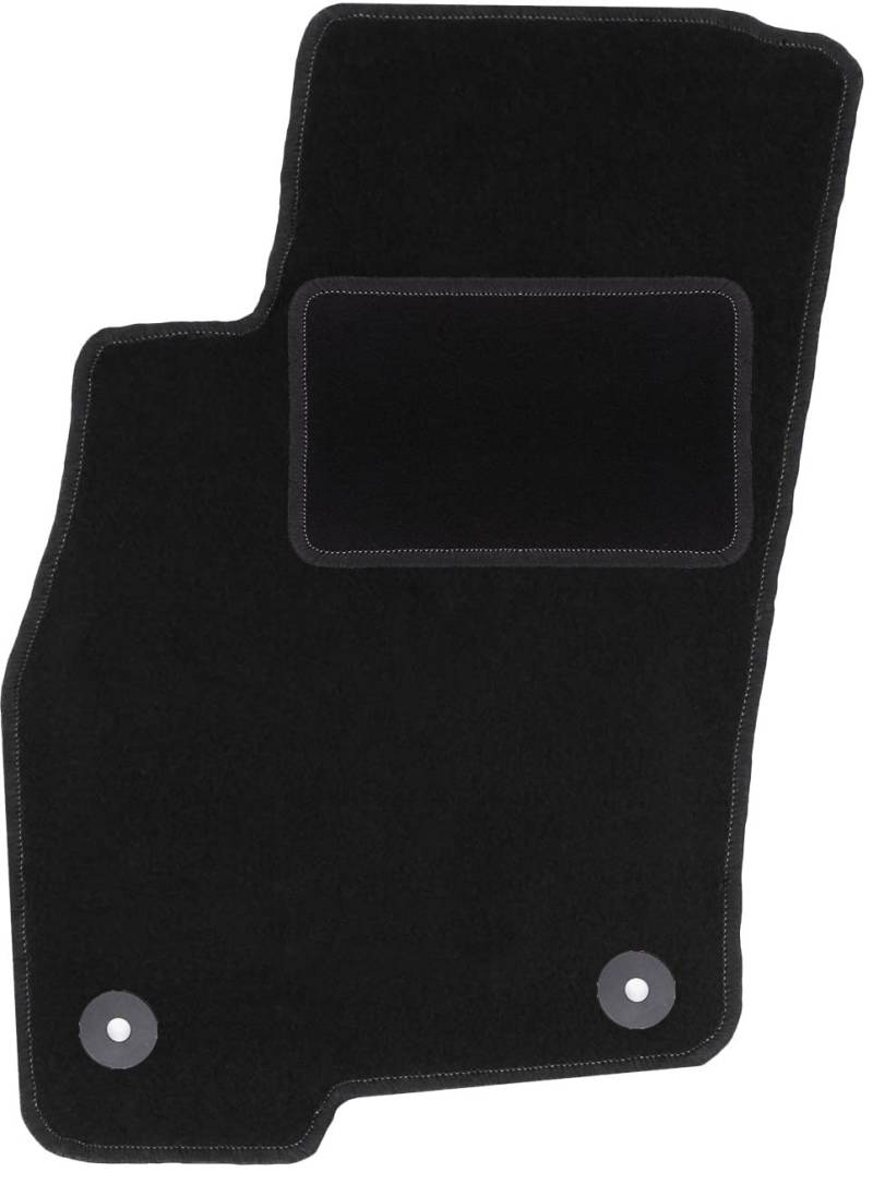 Wielganizator Automatte – Passend für FIAT Grande Punto Schrägheck 2005-2009 – Velours – Autozubehör - Auto Fußmatten – Fußmatte Auto – 1-teilig - schwarz von Wielganizator