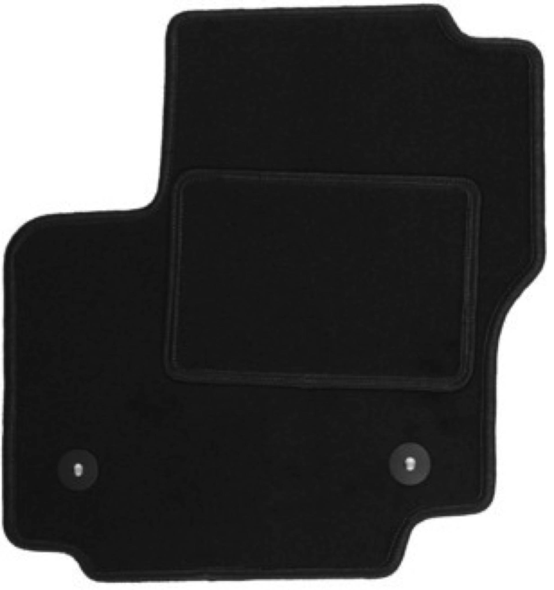 Wielganizator Automatte – Passend für Ford Galaxy MK2 FL 7-Personen 2012-2015 – Velours – Autozubehör - Praktische Fußmatte Auto – 1-teilig - schwarz von Wielganizator