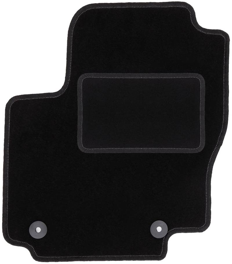 Wielganizator Automatte – Passend für Ford Mondeo MK4 Liftback, Limousine, Kombi 2007-2012 – Velours – Autozubehör - Auto Fußmatten – Fußmatte Auto – 1-teilig - schwarz von Wielganizator