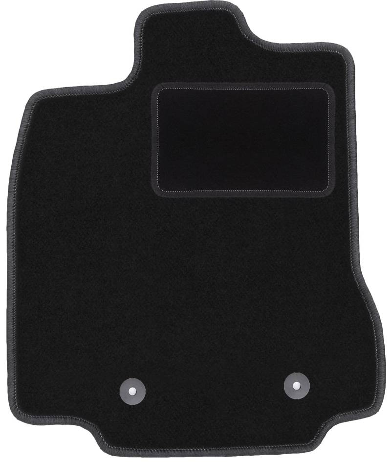 Wielganizator Automatte – Passend für Jaguar XF I 2WD X250 Limousine, Kombi 2007-2015 – Velours – Autozubehör - Auto Fußmatten – Fußmatte Auto – 1-teilig - schwarz von Wielganizator