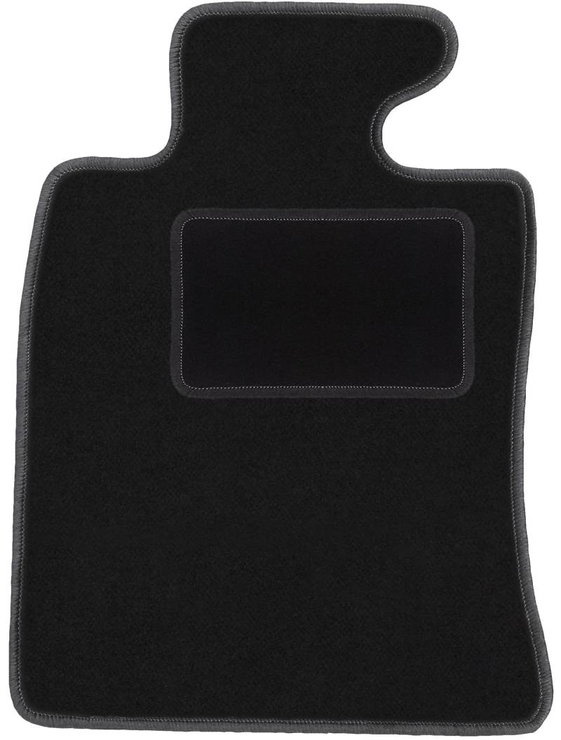 Wielganizator Automatte – Passend für Mini Cooper II R57 Cabrio 2006-2013 – Velours – Autozubehör - Auto Fußmatten – Fußmatte Auto – 1-teilig - schwarz von Wielganizator