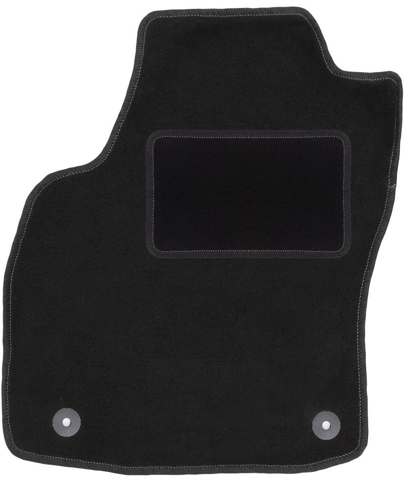 Wielganizator Automatte – Passend für Opel Astra H Limousine, Fließheck, Kombi, TwinTop, Cabrio, Coupé 2003-2010 – Velours – Autozubehör - Auto Fußmatten – Fußmatte Auto – 1-teilig - schwarz von Wielganizator