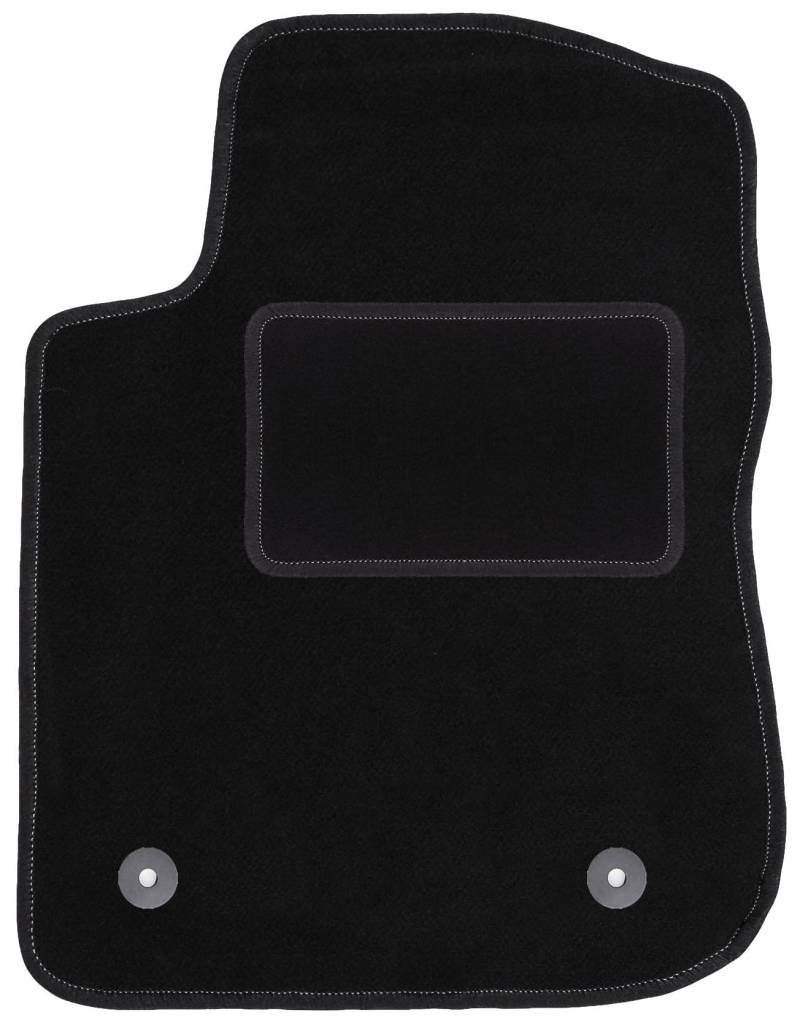 Wielganizator Automatte – Passend für Peugeot 2008 I Crossover 2013-2019 – Velours – Autozubehör - Auto Fußmatten – Fußmatte Auto – 1-teilig - schwarz von Wielganizator