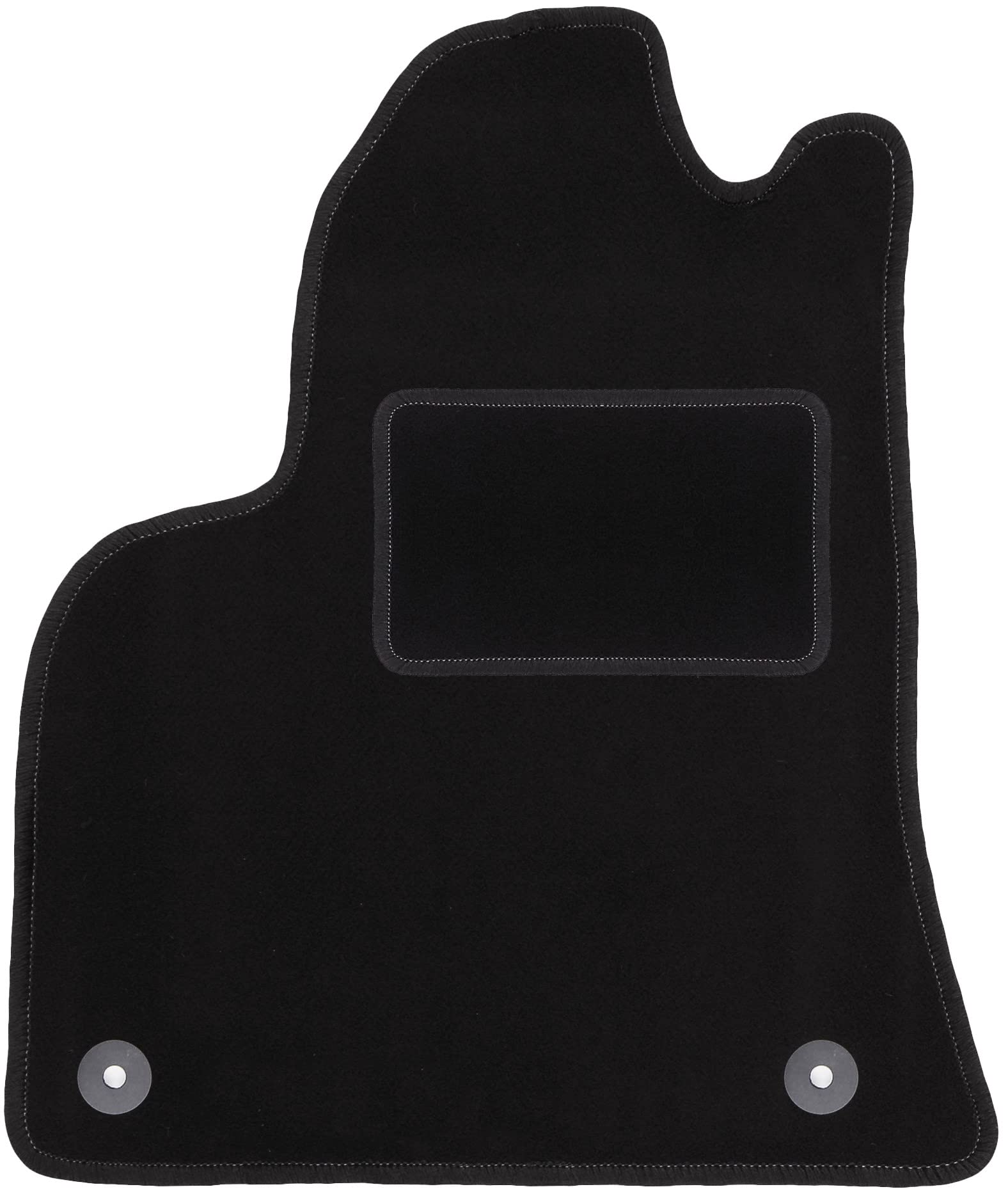 Wielganizator Automatte – Passend für Peugeot 3008 I Minivan 2009-2016 – Velours – Autozubehör - Auto Fußmatten – Fußmatte Auto – 1-teilig - schwarz von Wielganizator