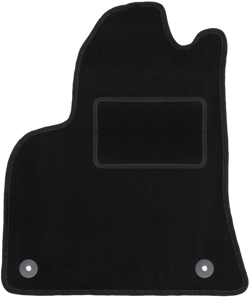 Wielganizator Automatte – Passend für Peugeot 3008 I Minivan 2009-2016 – Velours – Autozubehör - Auto Fußmatten – Fußmatte Auto – 1-teilig - schwarz von Wielganizator