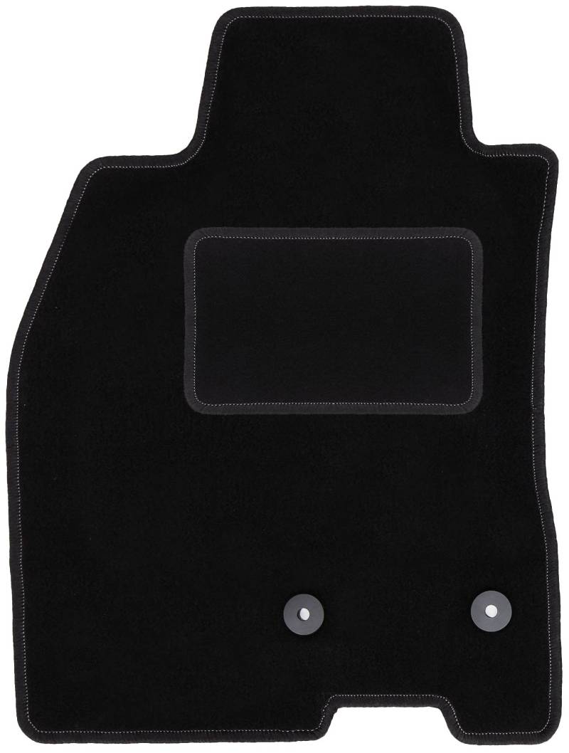 Wielganizator Automatte – Passend für Renault Megane III Schrägheck, Coupé, Kombi 2008-2015 – Velours – Autozubehör - Auto Fußmatten – Fußmatte Auto – 1-teilig - schwarz von Wielganizator