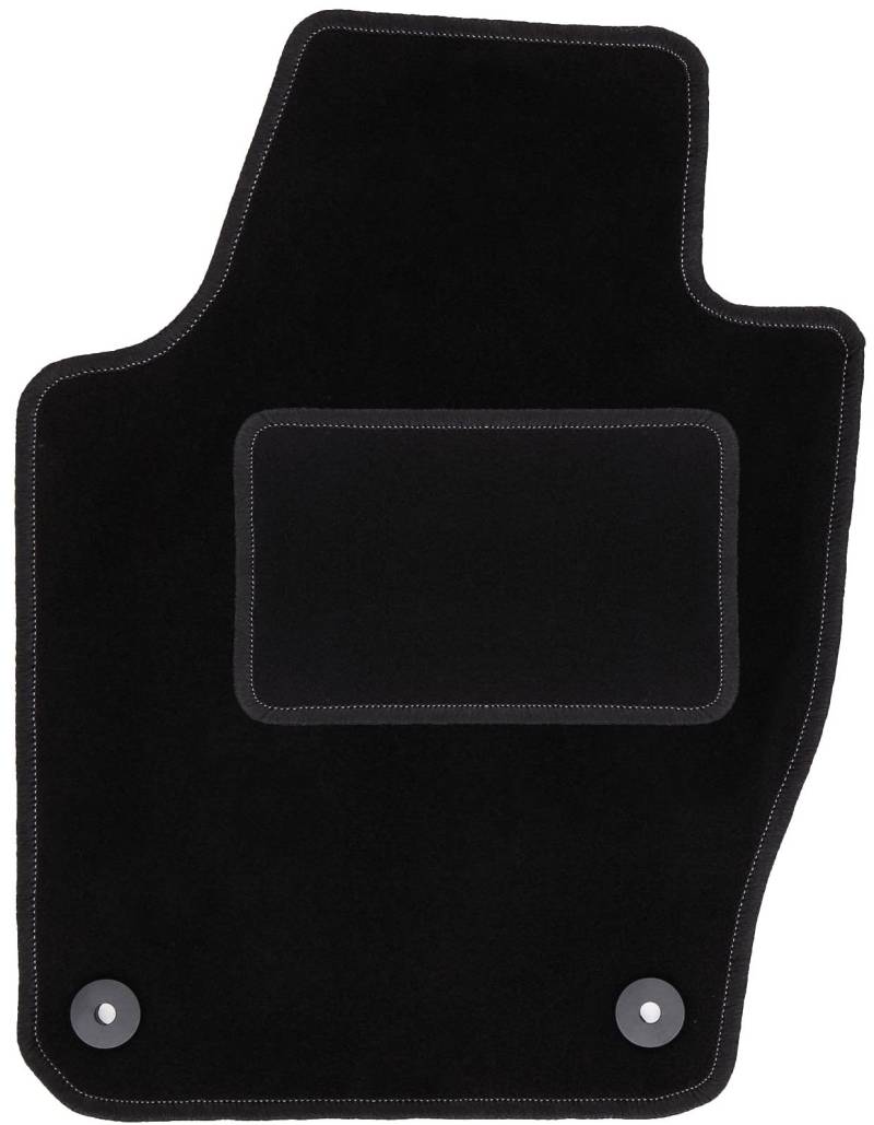 Wielganizator Automatte – Passend für Seat Ibiza IV 6J Fließheck, ST, Kombi 2008-2017 – Velours – Autozubehör - Auto Fußmatten – Fußmatte Auto – 1-teilig - schwarz von Wielganizator