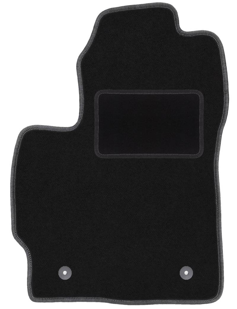 Wielganizator Automatte – Passend für Toyota Auris I Schrägheck 2007-2012 – Velours – Autozubehör - Auto Fußmatten – Fußmatte Auto – 1-teilig - schwarz von Wielganizator