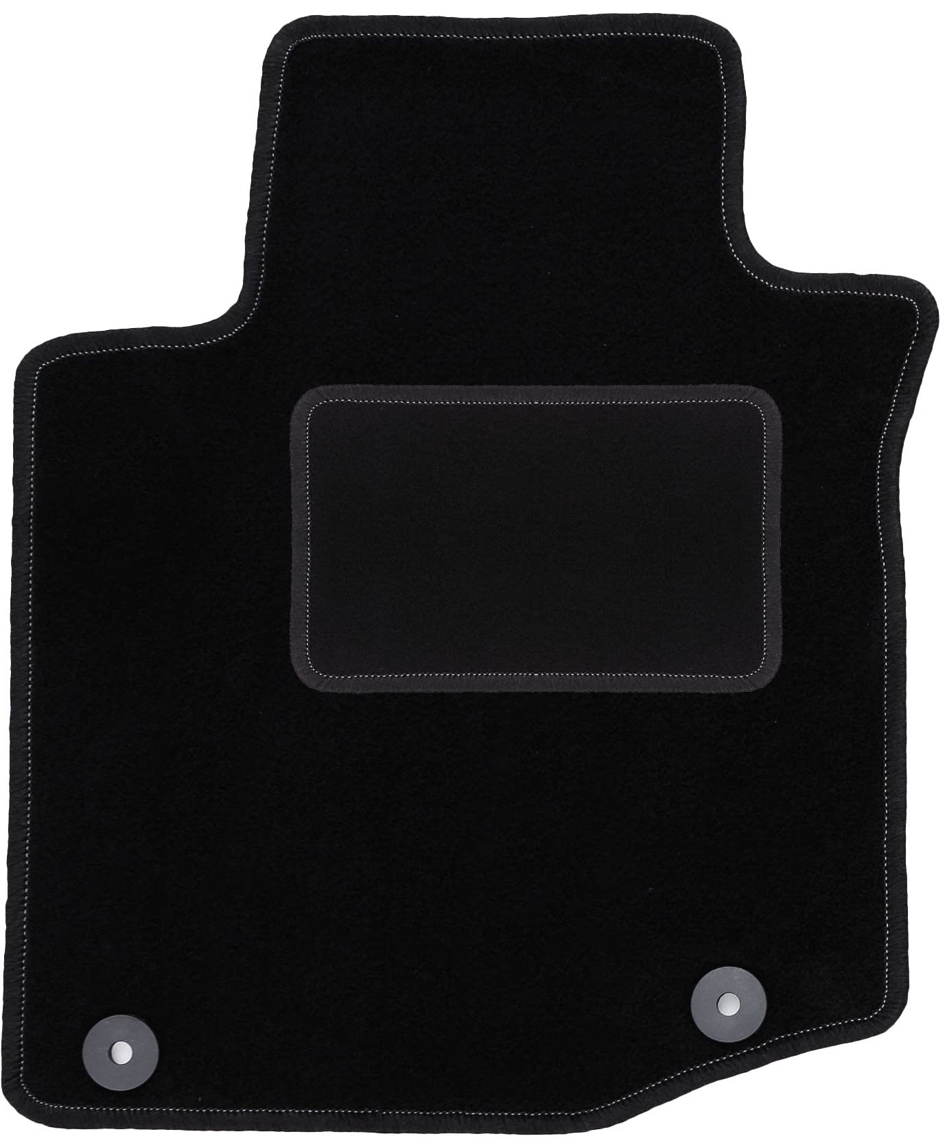 Wielganizator Automatte – Passend für Toyota Aygo I Schrägheck 2005-2014 – Velours – Autozubehör - Auto Fußmatten – Fußmatte Auto – 1-teilig - schwarz von Wielganizator